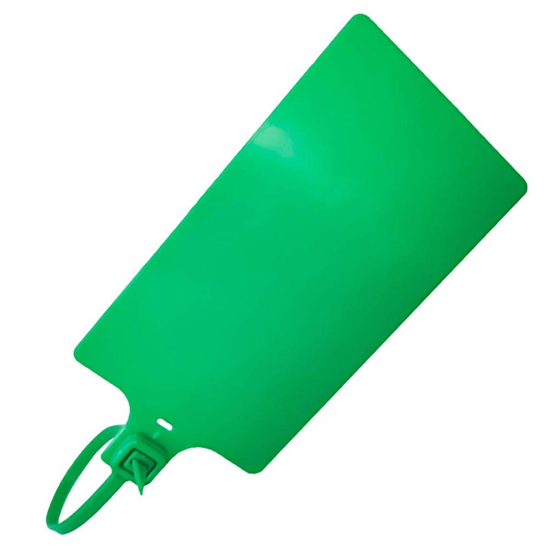 XF-Vel Plastic Seals Shipping Tags Logistics Use Big Sign Tie Large Label Tie, 255mm Total Length, Package of 100pcs (Green) - Image 4